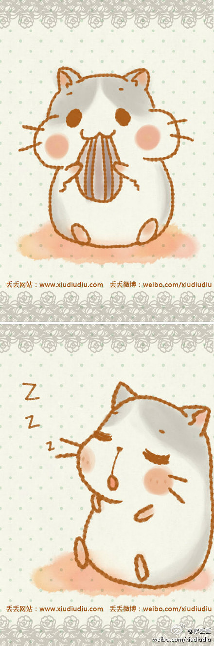 丢丢呆呆温馨小情侣系列