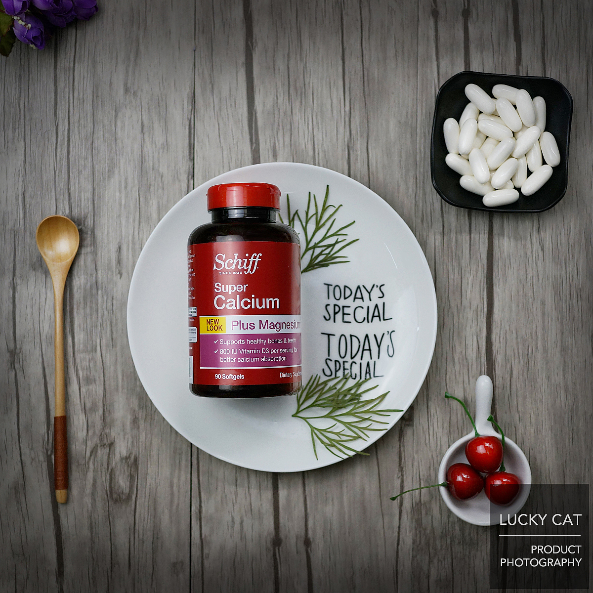 进口保健品类产品摆拍