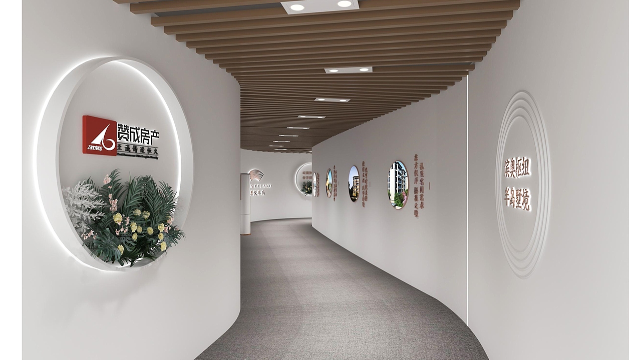 看房通道-赞成翠悦半岛（图ZMjU3MDAwMTI4） - 其他空间 - 站酷设计师地上的云原创素材 - 站酷ZCOOL