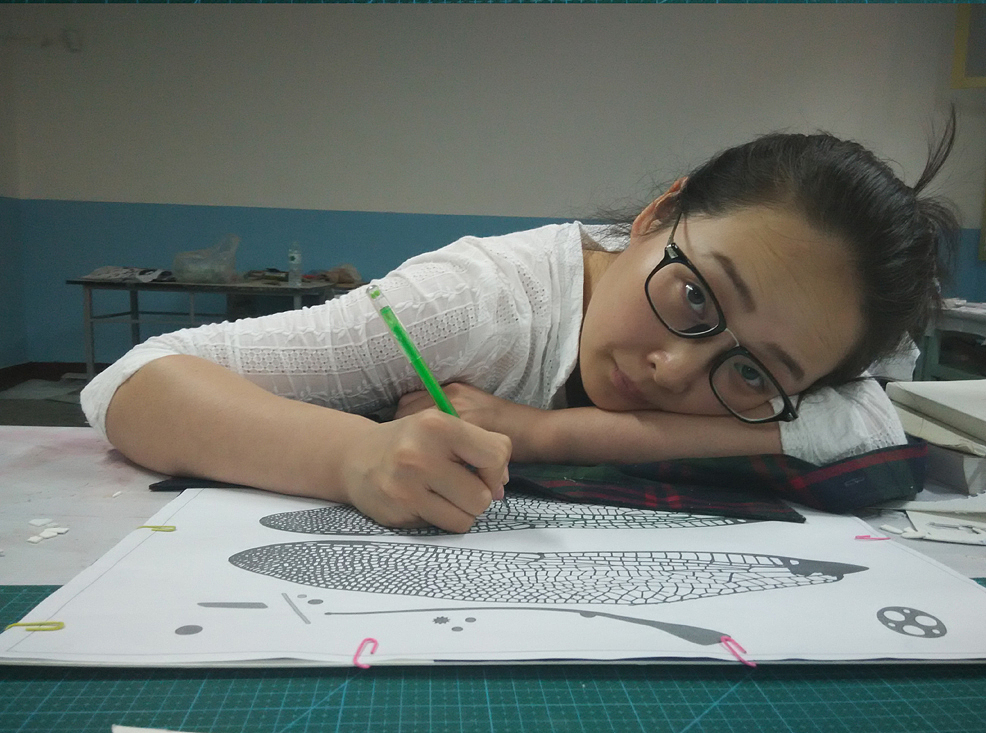 叠纸纸雕蜻蜓制作历程（图ZMzIxNzQyNDQ=） - 其他手工艺 - 站酷设计师纸出心裁原创素材 - 站酷ZCOOL