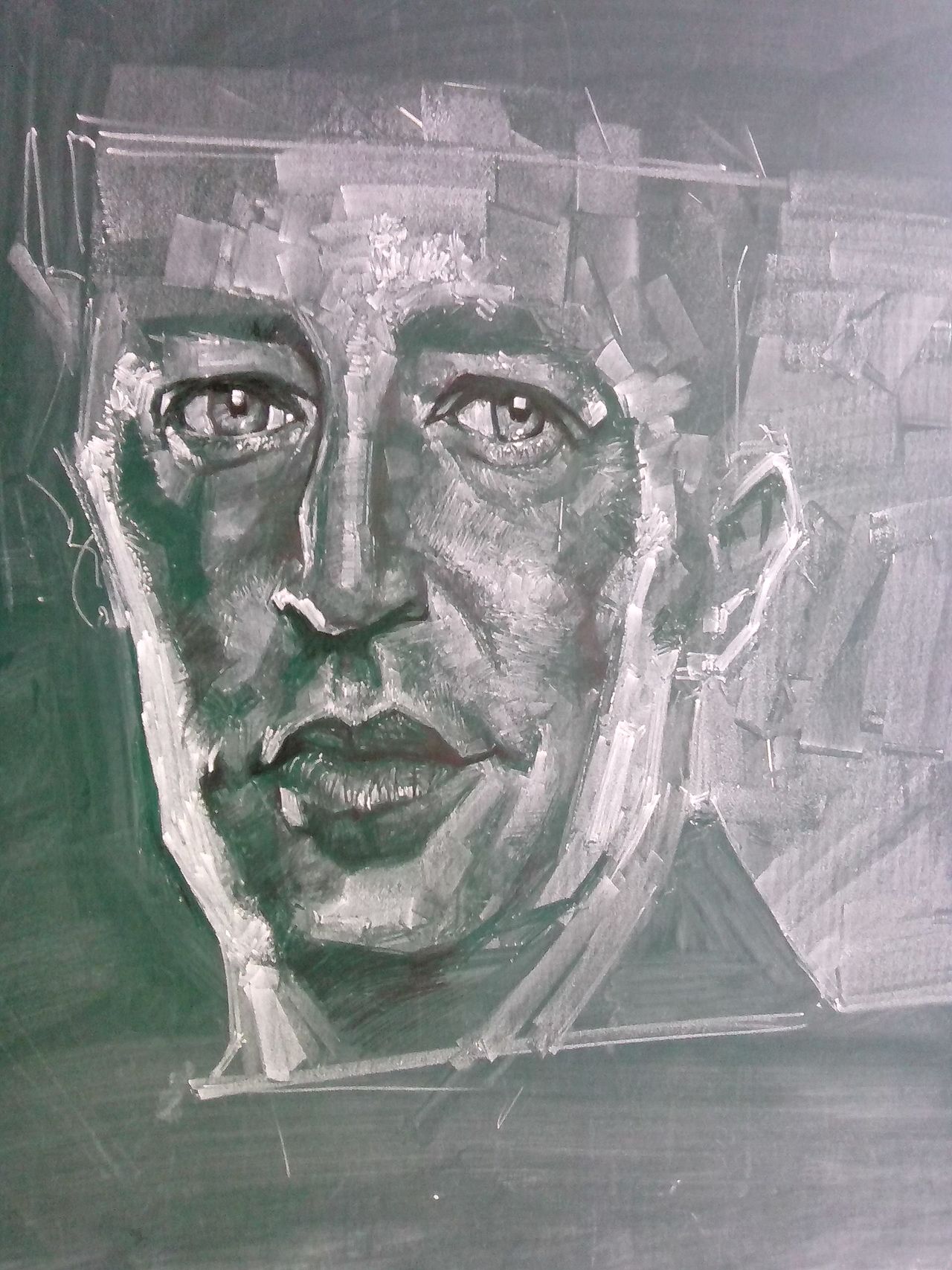 黑板粉笔画稿2016