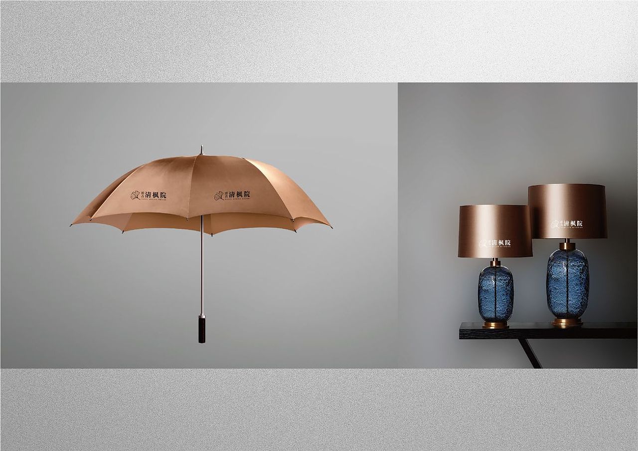 清枫院标志设计 | 极致灰与雅致金的碰撞