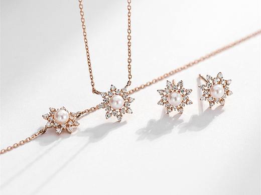 18K金钻石珍珠 轻奢珠宝摄影