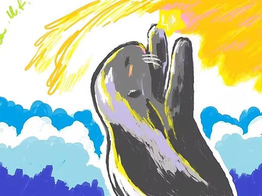 沐浴阳光的小海狮（个人主页-ZNjM2ODUxNDA=） - 创作习作 - 站酷设计师Rubia_akane原创素材 - 站酷ZCOOL