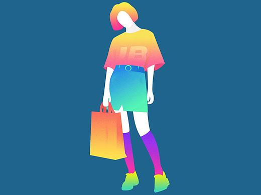 渐变人物临摹（个人主页-ZMjkxMjE4NzI=） - 艺术插画 - 站酷设计师Paigesal原创素材 - 站酷ZCOOL