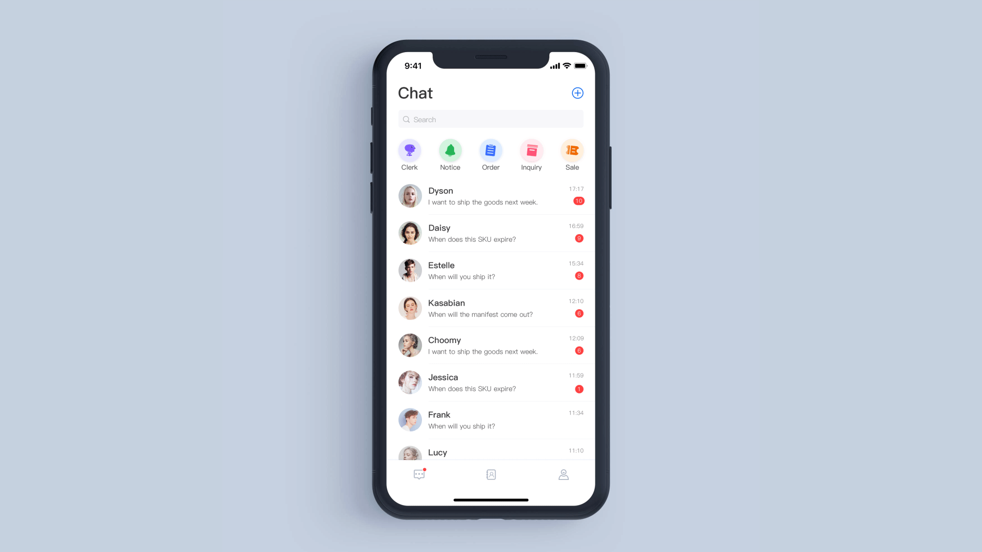 Go Chat App Design（图ZMTk4NTMxNzEy） - 交互/UE - 站酷设计师UIada原创素材 - 站酷ZCOOL