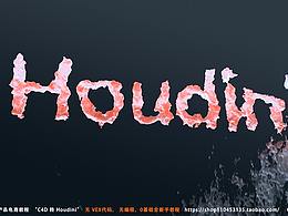 C4D 轉(zhuǎn)houdini  houdini flip流體字體轉(zhuǎn)換