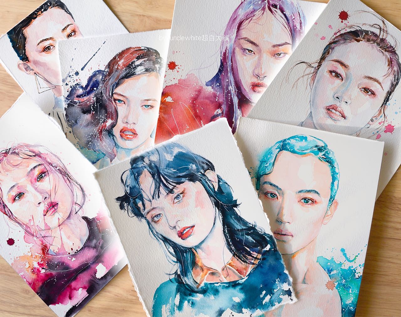 水彩手绘合集【超白大叔】（图ZMTQxMDc2ODIw） - 绘画 - 站酷设计师超白大叔原创素材 - 站酷ZCOOL