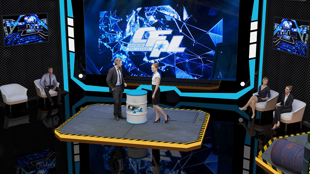 一个电竞演播室（图ZMTU2OTc1NTk2） - 其他三维 - 站酷设计师Jeffrey1123原创素材 - 站酷ZCOOL