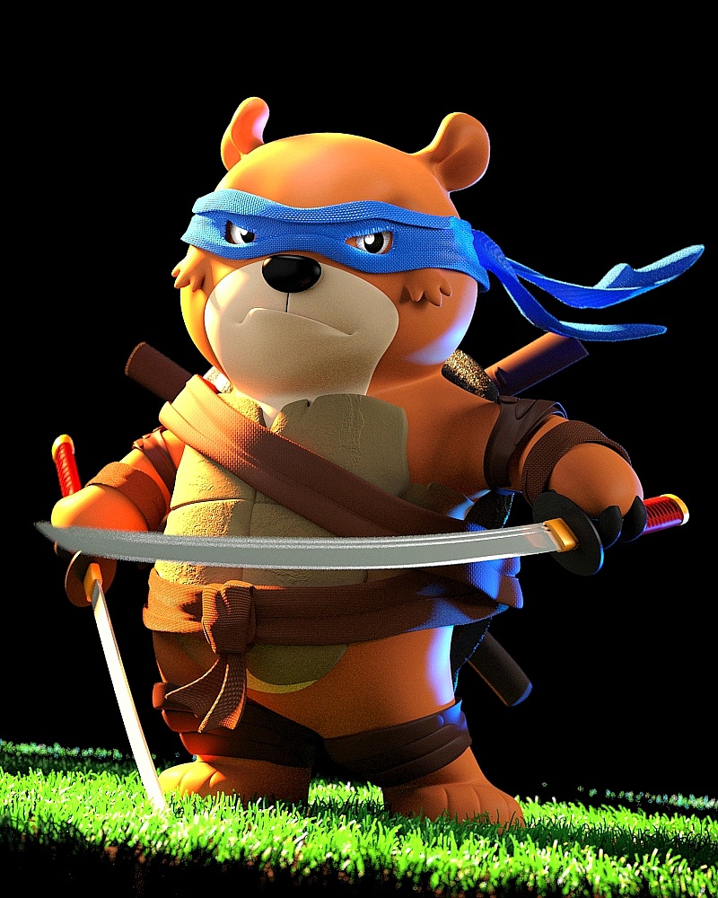 忍者熊龟---波哥忍者