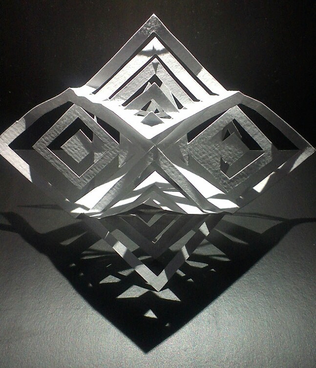 立体构成--剪纸