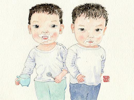 水彩萌娃第二波