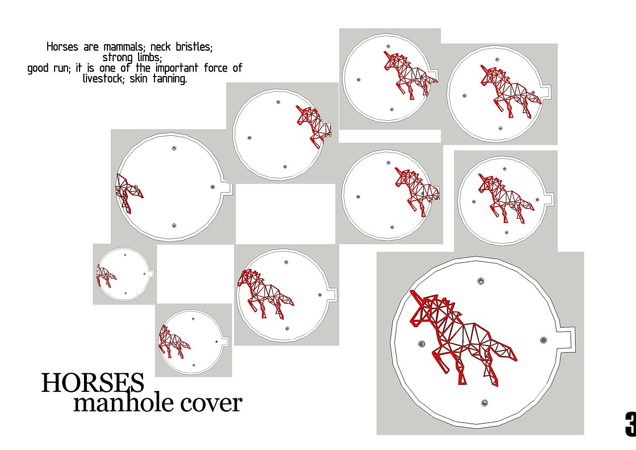 大学作业 公共设施设计 窨井盖（图ZODc0MTE0NzY=） - 商业空间设计 - 站酷设计师踩花油馅原创素材 - 站酷ZCOOL