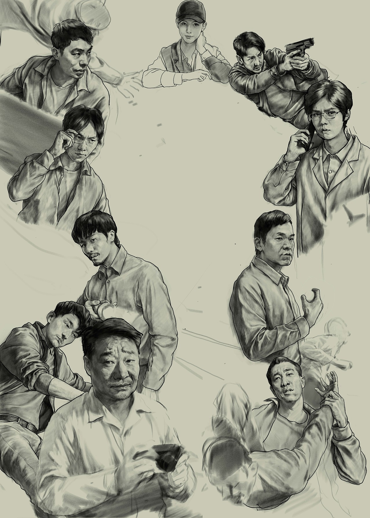 爱奇艺《迷雾剧场》插画海报