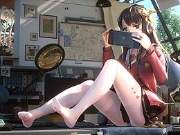 二次元美少女 白裤袜