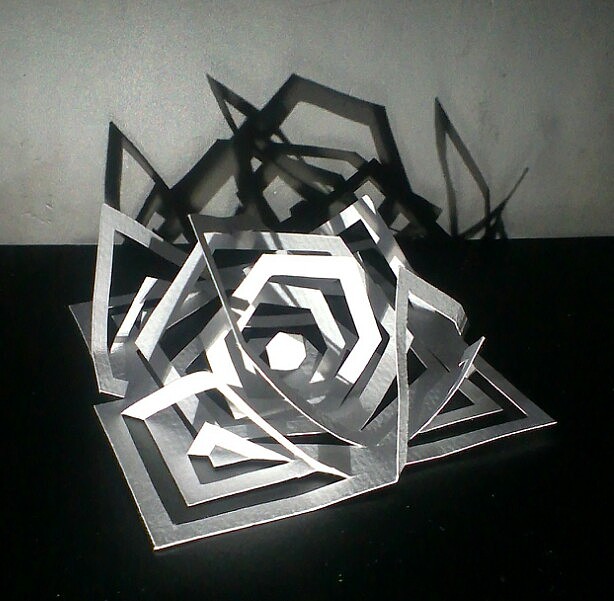 立体构成--剪纸