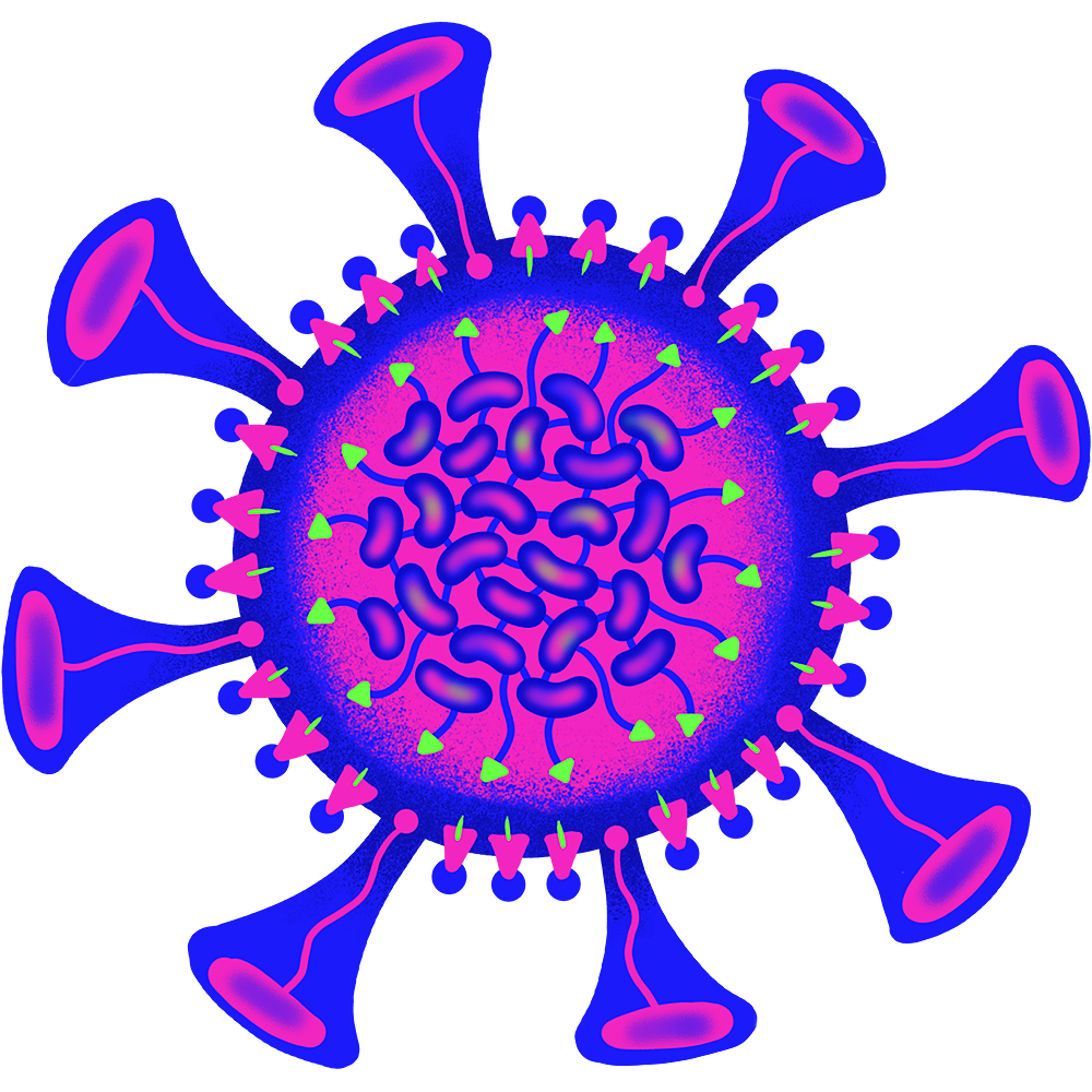 《病·毒》系列——【变异】艺术插画创作