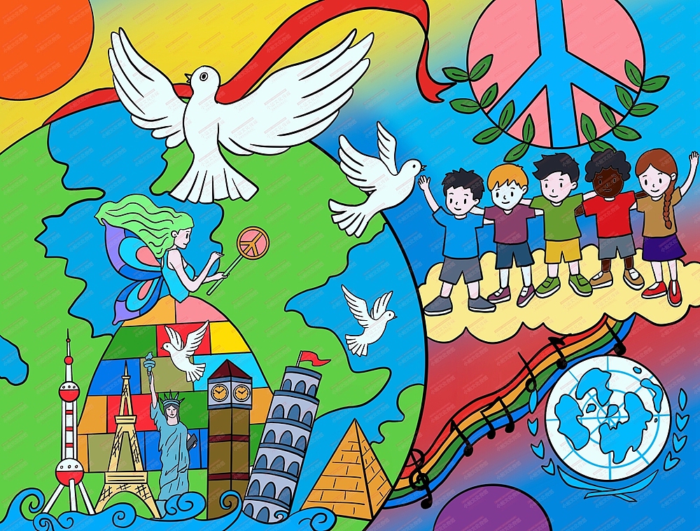 中小学生电脑绘画作品创作制作