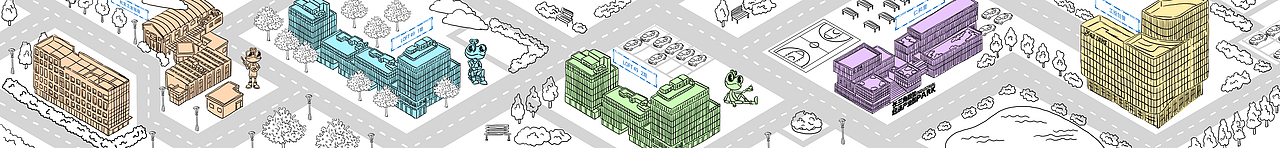 工投創(chuàng)智游園地圖（圖ZMzEwODMwMTc2） - 商業(yè)插畫 - 站酷設(shè)計(jì)師維樂(lè)探長(zhǎng)原創(chuàng)素材 - 站酷ZCOOL
