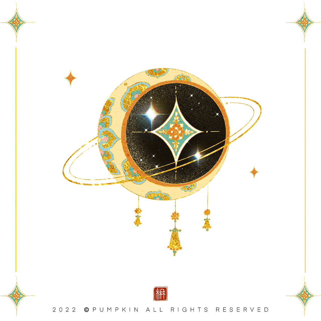 2022作品合集｜复古纹样插画系列（图ZMzMwNDc0Nzky） - 商业插画 - 站酷设计师方楠Pumpkin原创素材 - 站酷ZCOOL