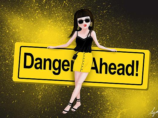 Danger Ahead！ 酷酷的女孩