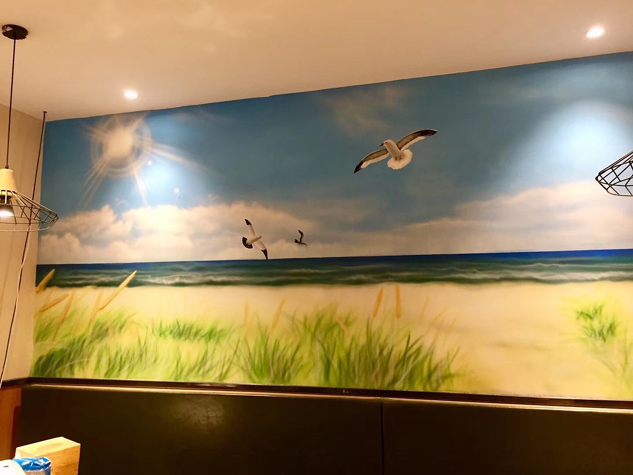 彤德莱火锅店墙绘（图ZMTQwMzg0ODA0） - 新锐潮流插画 - 站酷设计师北海青芥原创素材 - 站酷ZCOOL