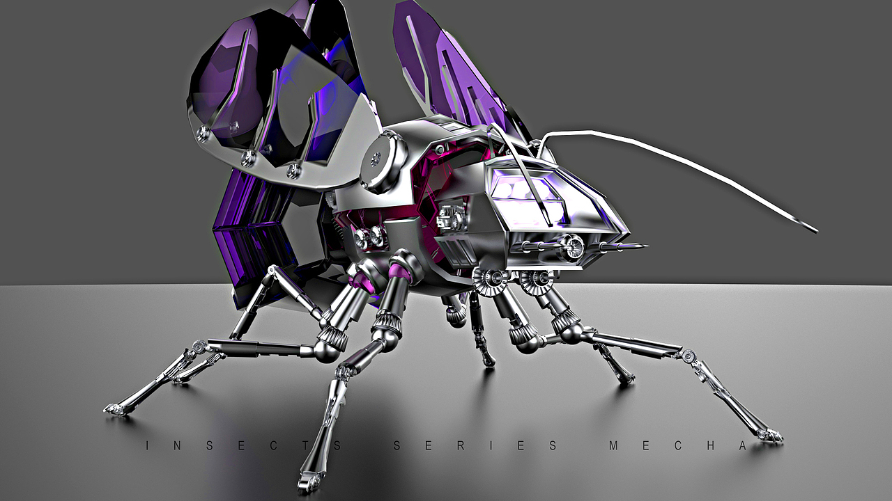 昆虫机甲渲染-悟杰高端视觉设计（图ZMTU5MjA0MDYw） - 人物/生物 - 站酷设计师悟杰品牌视觉设计原创素材 - 站酷ZCOOL