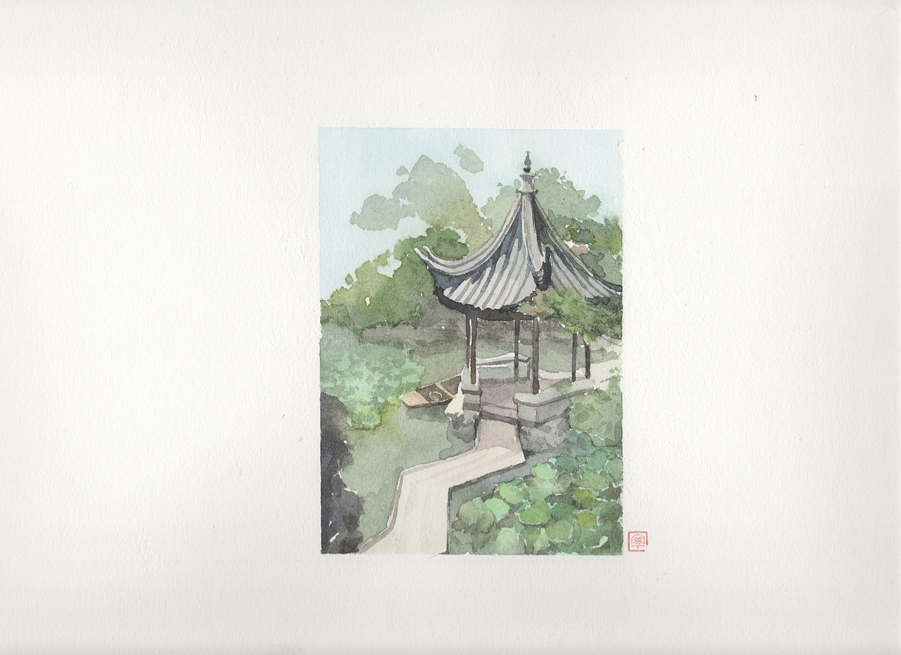 近期的几张小风景（图ZMTU1MTA5NjMy） - 绘画 - 站酷设计师山鲠原创素材 - 站酷ZCOOL