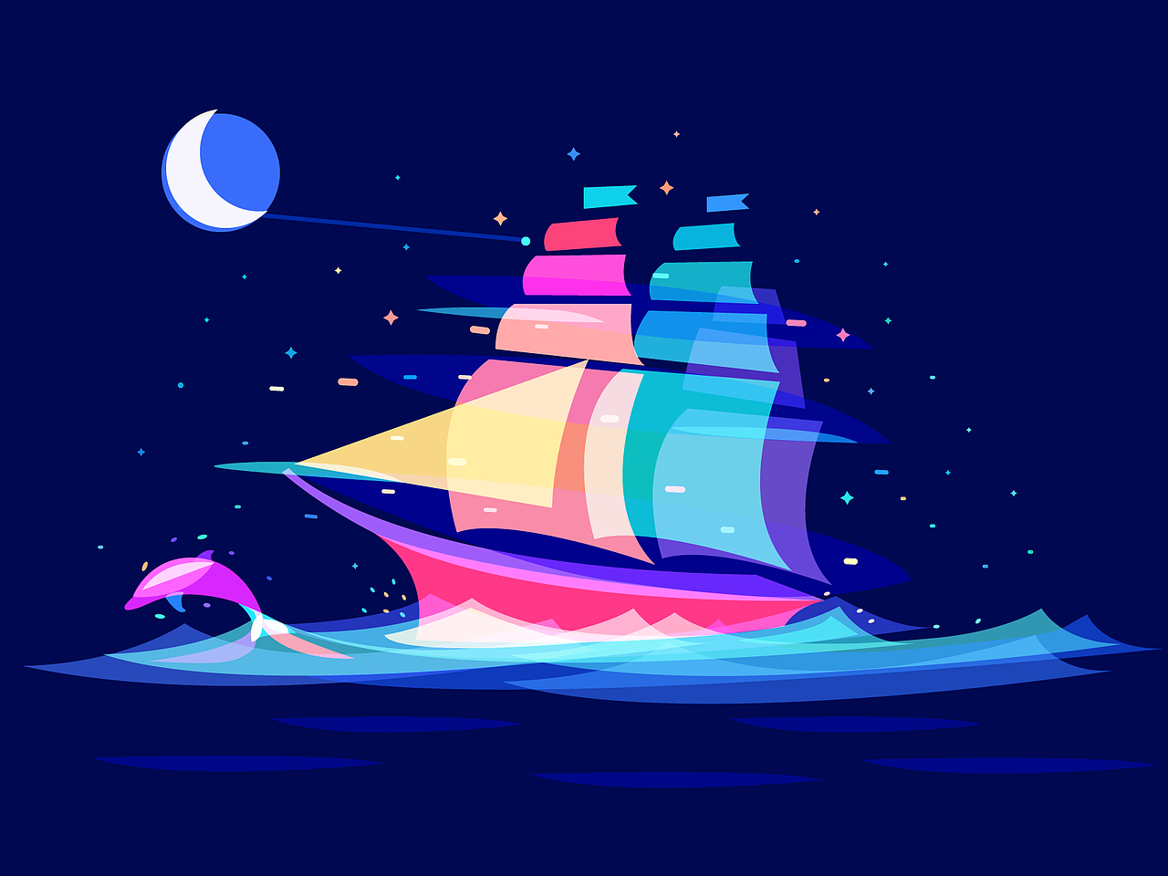 帆船插画临摹（图ZODU1OTA0MTY=） - 书籍/画册 - 站酷设计师UI_Kit原创素材 - 站酷ZCOOL