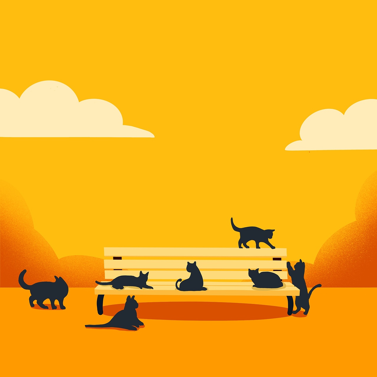 流浪猫插图