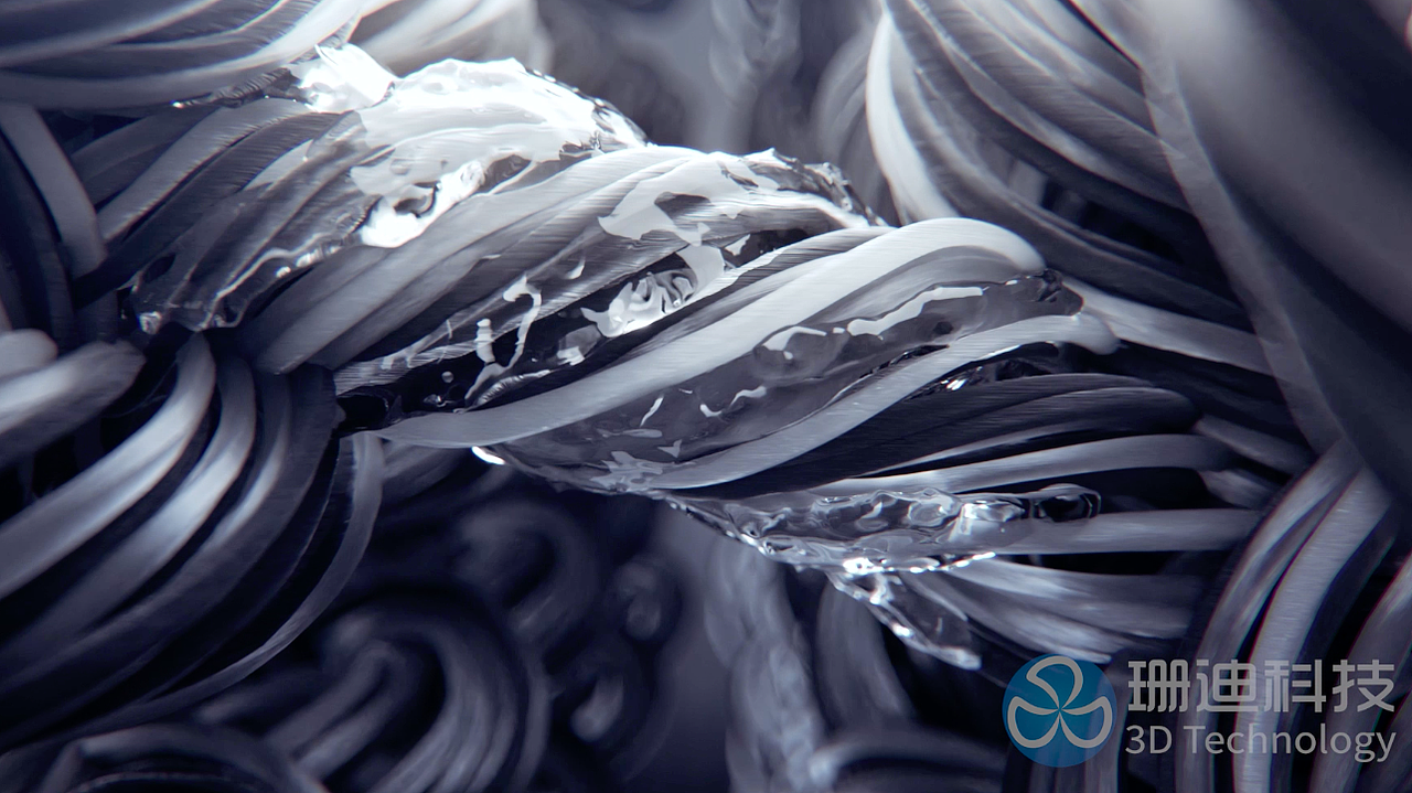 布料衣服服装面料纺织环保布料工艺动画