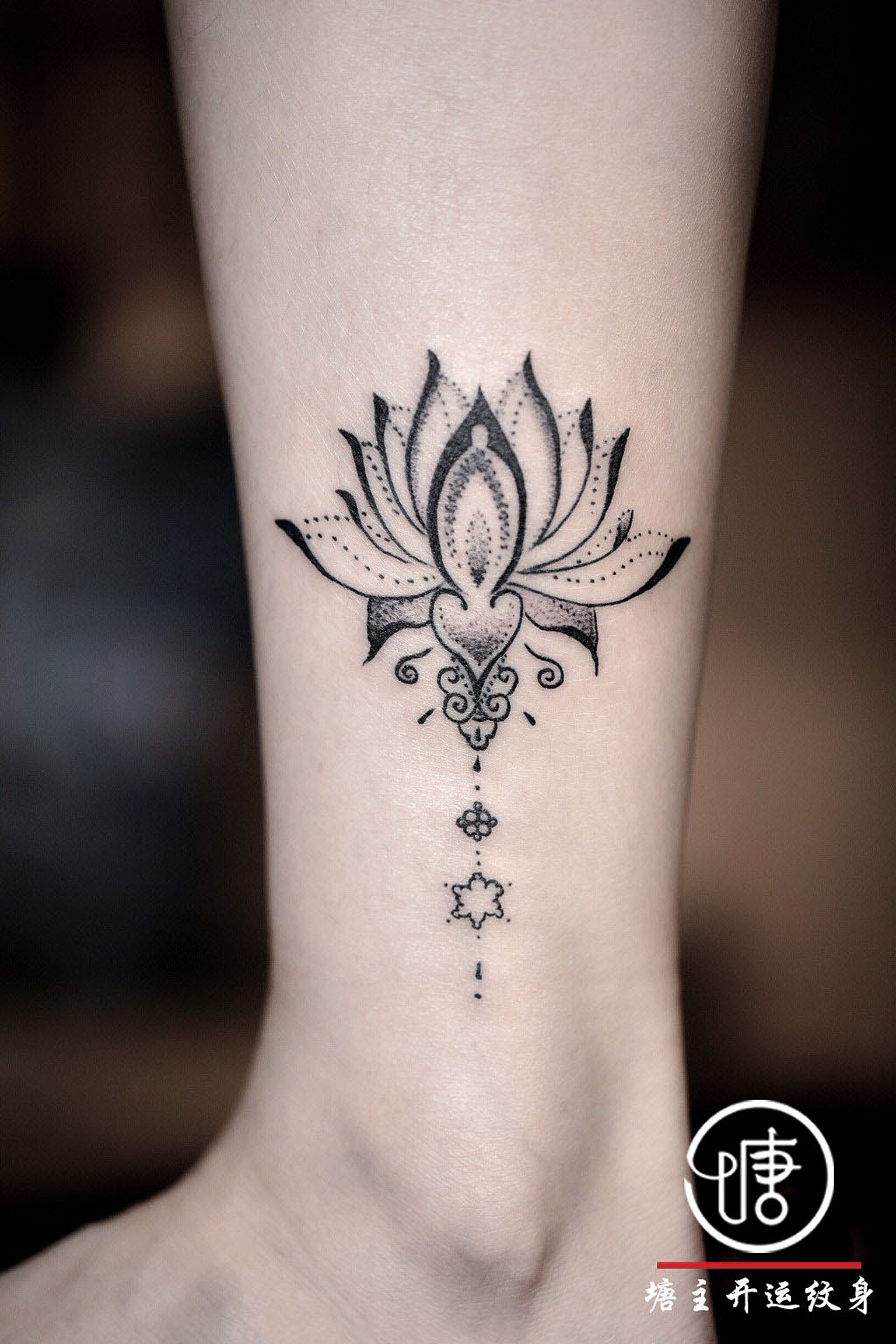 曼陀罗花纹身,梵花纹身,宗教纹身,线条纹身,小清新纹身,个性纹身图案