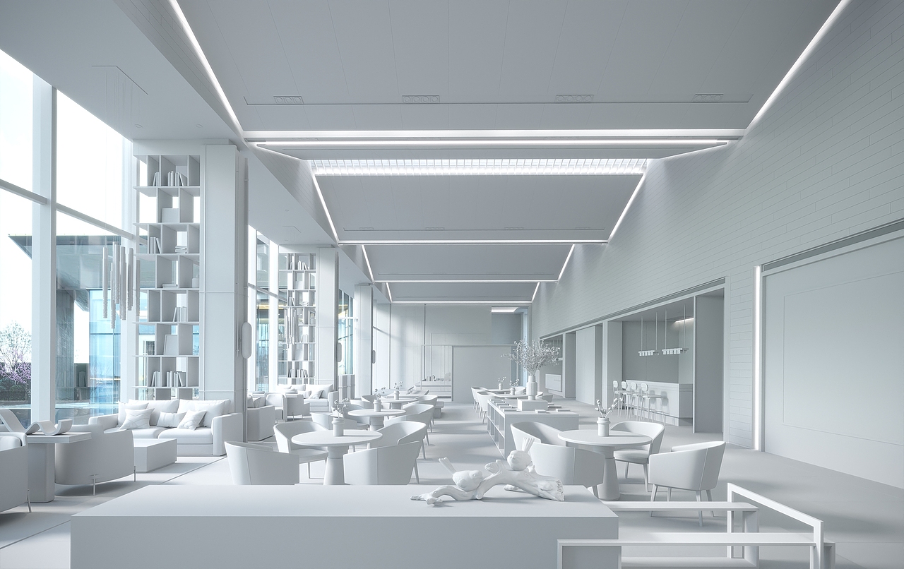 售楼处效果图-corona