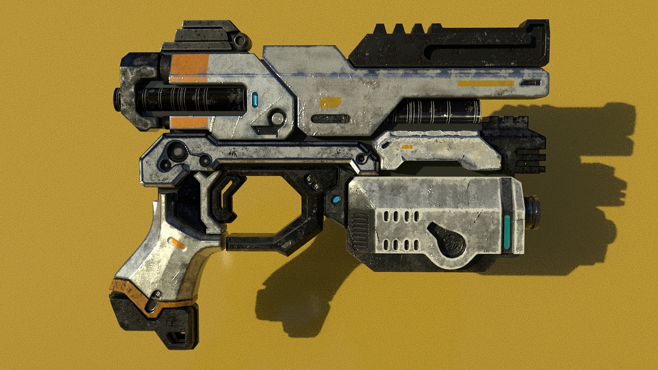 枪|三维|机械/交通|hong猪猪_临摹作品-站酷(zcool)