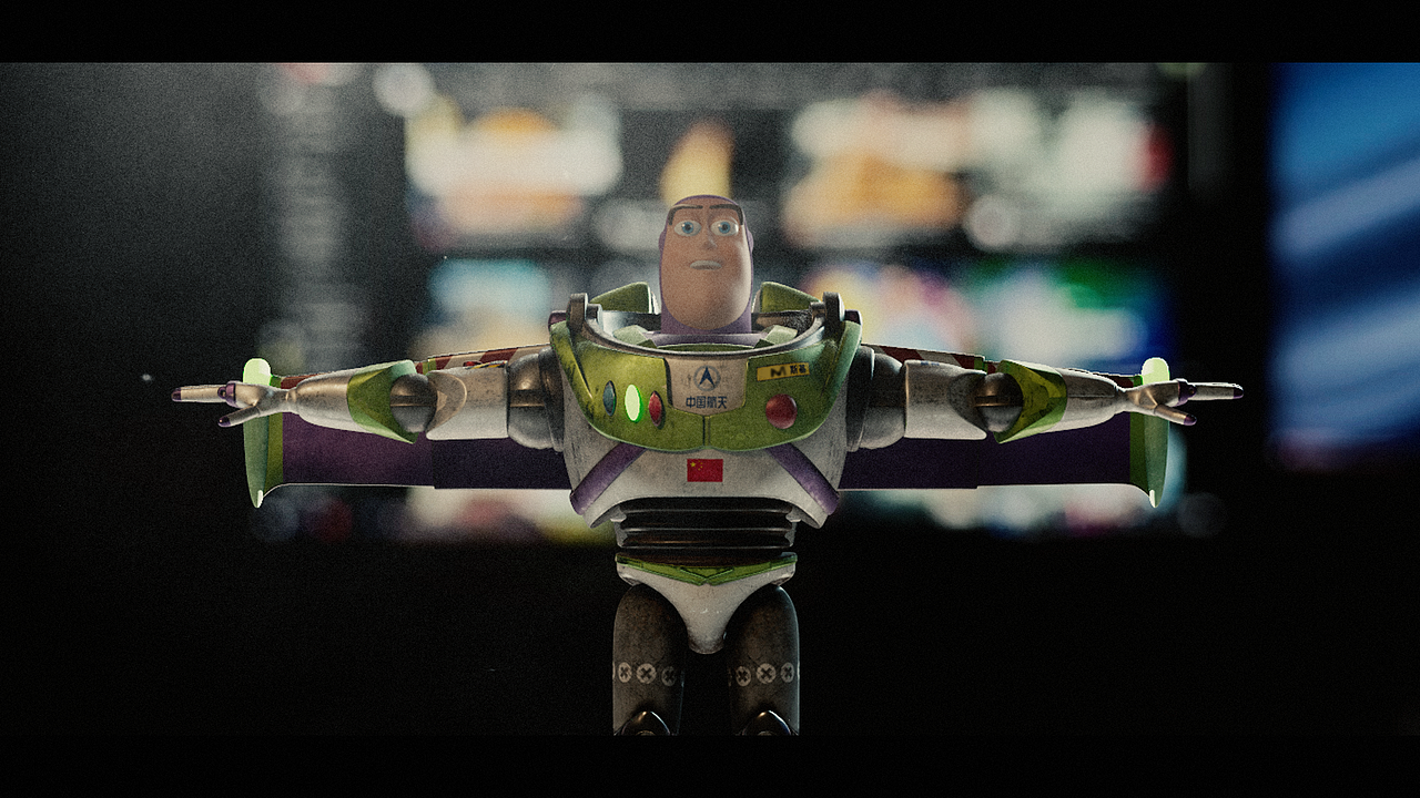 Maya 绑定模型,制作了 52 个 BS,可用 iPhone 实时驱动脸部动画。 在 SP 中重新绘制了材质,脸部为 Eevee渲染,身体是 Arnold 渲染,后期加了两个 LUT 调色