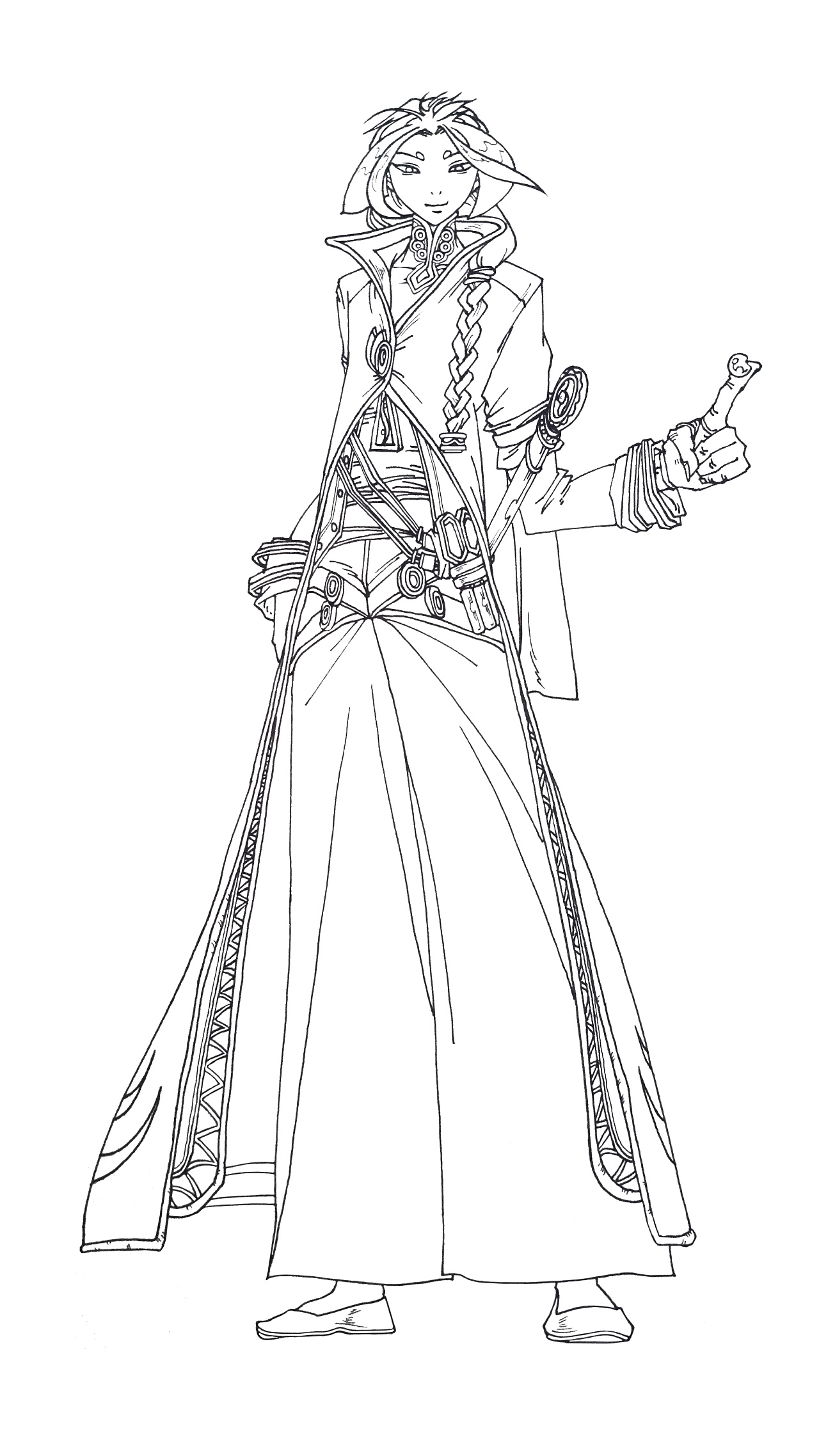 动漫人设原创线稿|动漫|其他动漫|410875260 - 原创作品 - 站酷