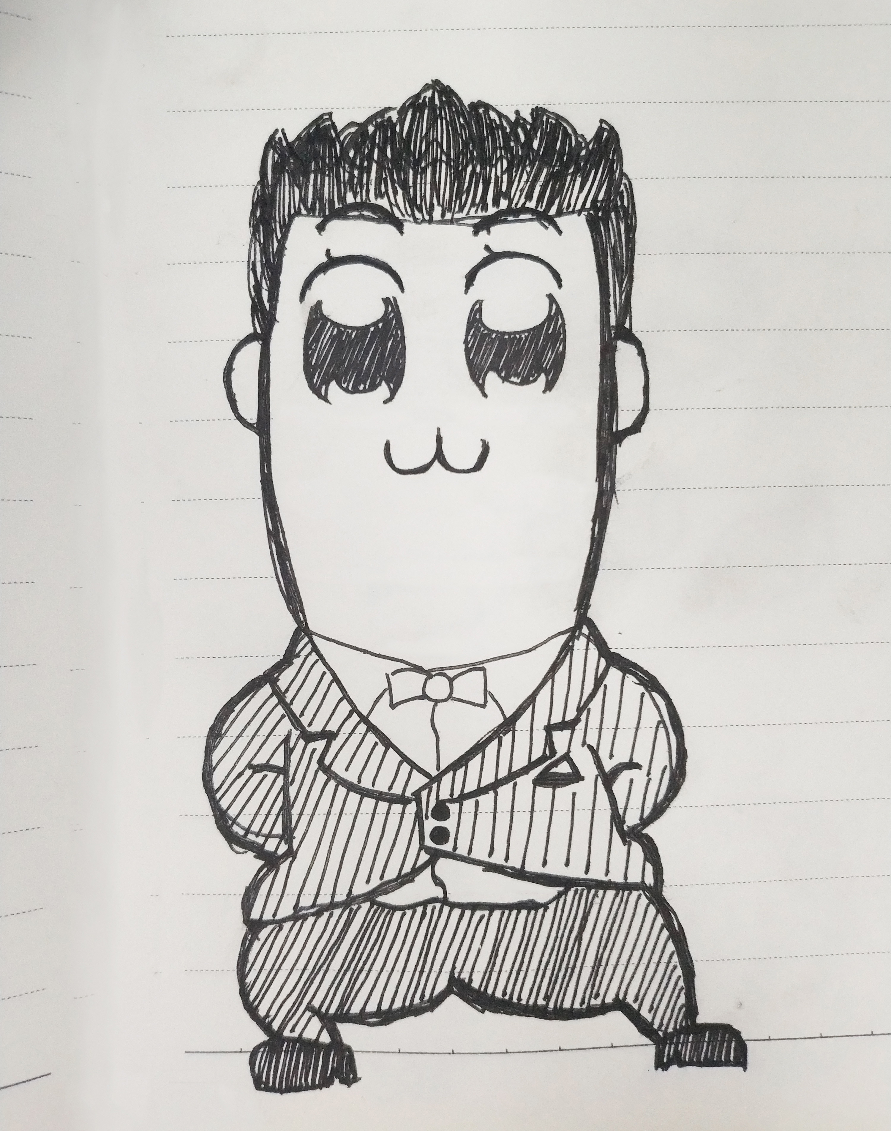 画了个自己的动漫形象