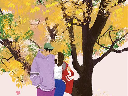 身边情侣插画系列（一）