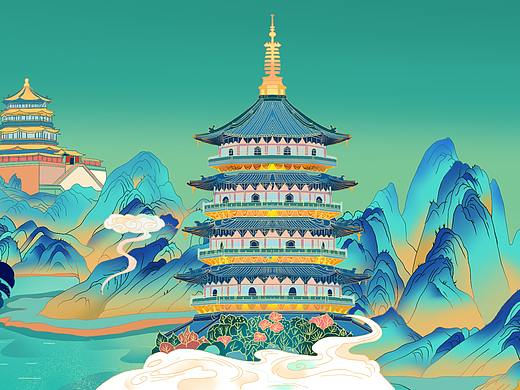 新国风插画练习