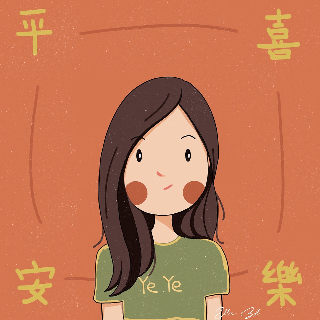 扁平风头像 |插画|创作习作|我是爱拉 - 原创作品 - 站酷 (zcool)