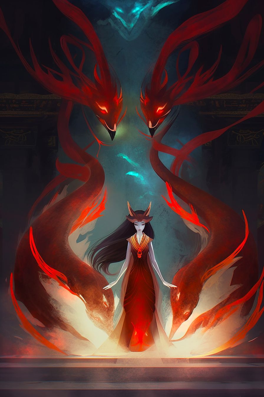 倾国倾城——狐妖篇（图ZMzM0ODk4MzUy） - AI作品 - 站酷设计师AI语画Lroric原创素材 - 站酷ZCOOL