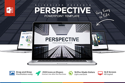 60页商业完美动画多用途PPT模板