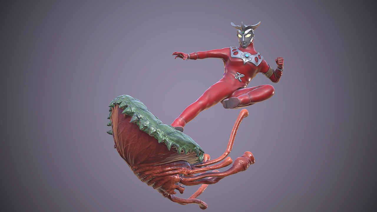 3d雷欧奥特曼飞踢