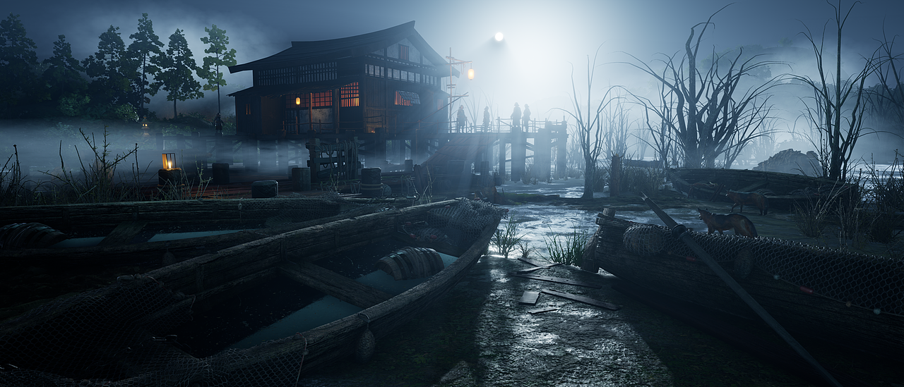 UE4 沼泽 场景（图ZMjc2NDg1MDk2） - 场景 - 站酷设计师CGer_肖晗原创素材 - 站酷ZCOOL