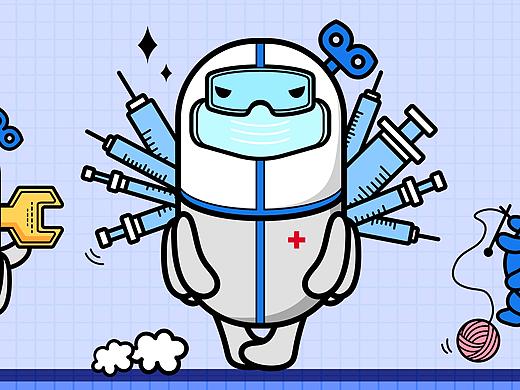 致敬抗疫英雄——IP人生药丸系列微信动态表情包