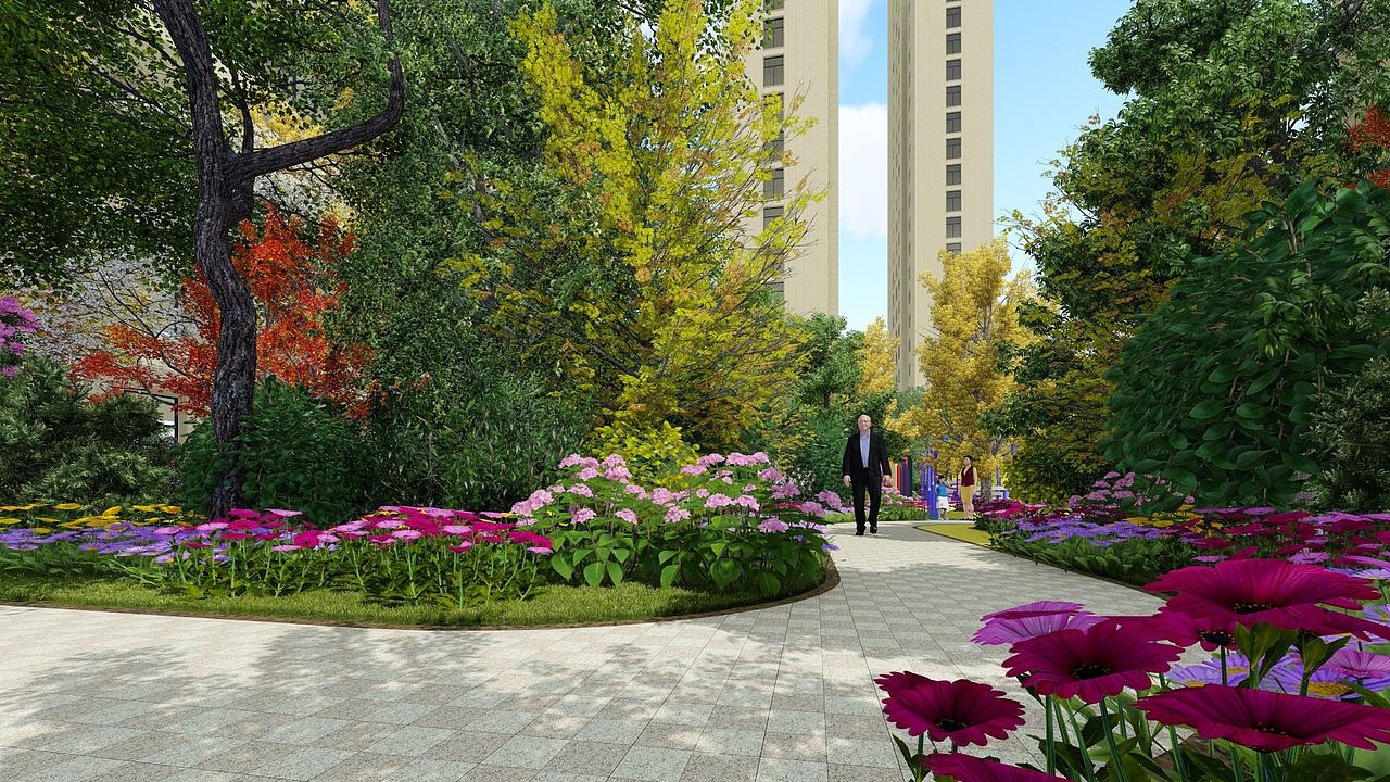 XX售楼部样板示范区景观设计