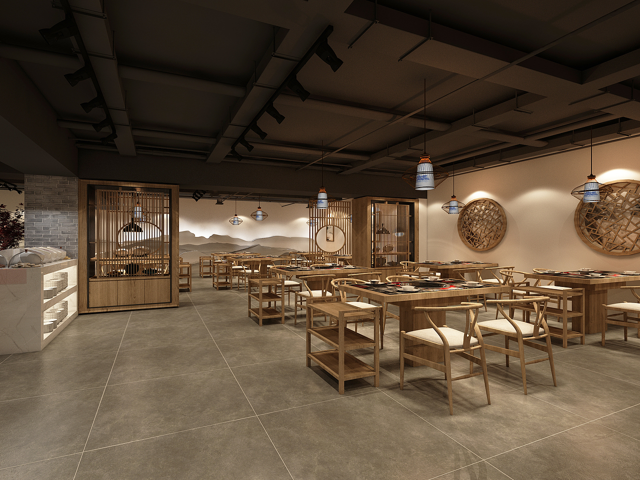 火锅店（图ZMTgwNzE4MTEy） - 家装设计 - 站酷设计师就叫隔壁老王吧原创素材 - 站酷ZCOOL