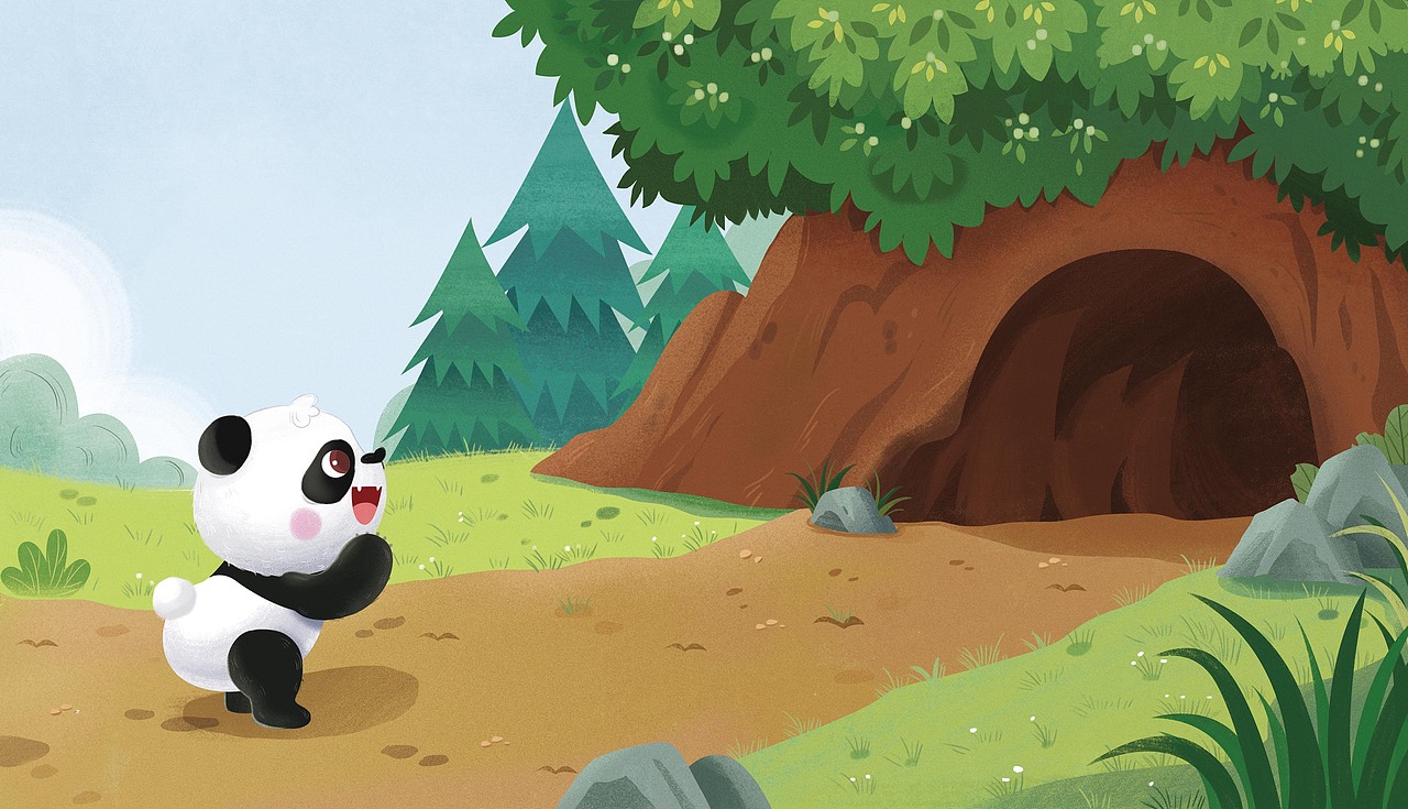 绘本 《我不想再吃竹子了》（图ZMjc1MzAxOTY4） - 绘本 - 站酷设计师奔跑的马丁原创素材 - 站酷ZCOOL