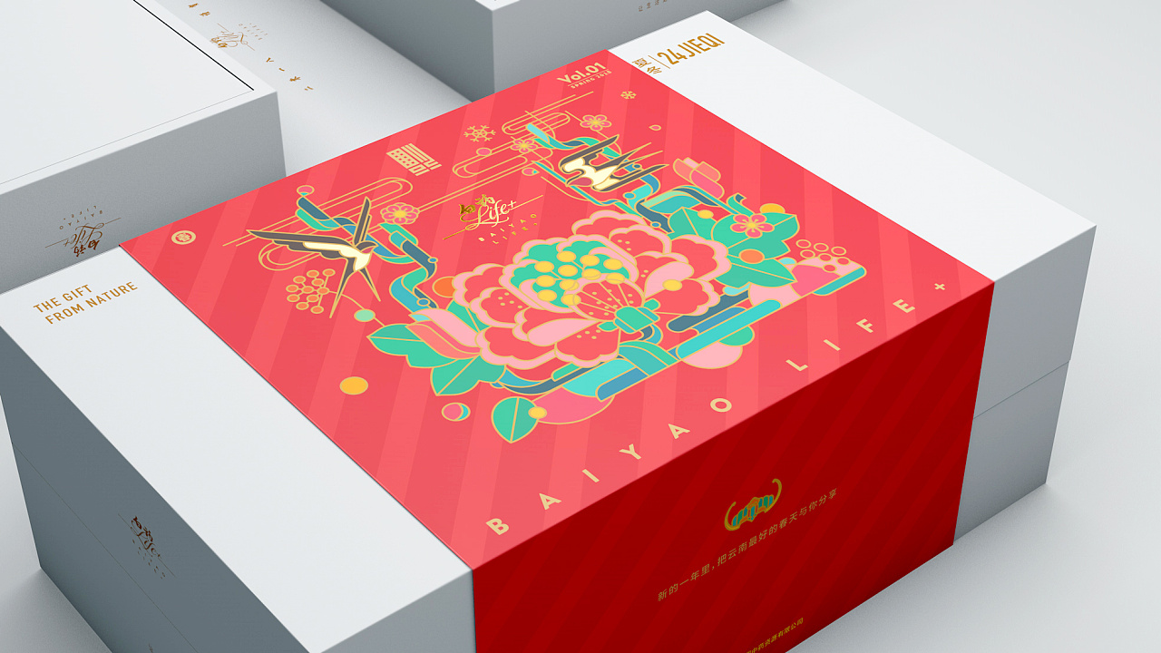 云南白药白药life品牌设计节气礼盒