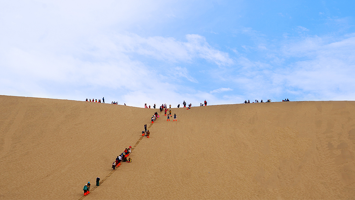 Diana 图记 I 青甘大环线 D4下 沙漠绿洲鸣沙山月牙泉